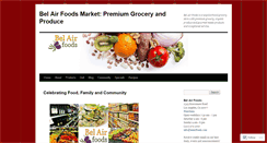 Desktop Screenshot of belairfoods.com